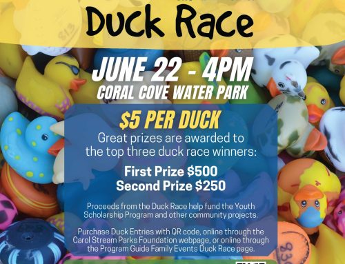 2024 Carol Stream Parks Foundation Annual Duck Race